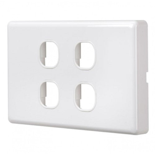 4 GANG BLANK SWITCH WHITE