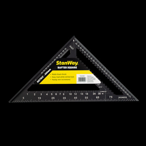 STANWAY 300mm Aluminium Rafter Square