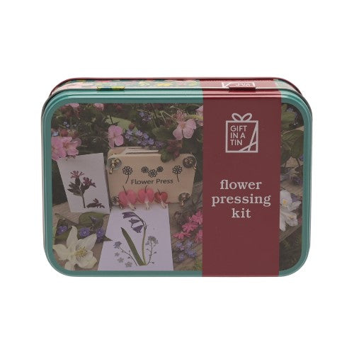 Toy Tin Set - Apples Gifts For Grown Ups Flower Pressing Kit Tin (2 Sets)