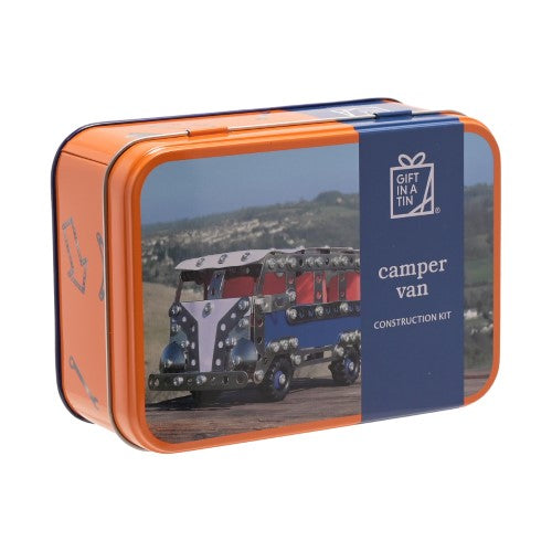 Toy Tin Set - Apples To Pears Gift In A Tin Camper Van Construction Kit (2 Sets)