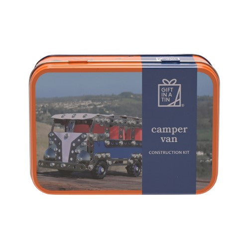 Toy Tin Set - Apples To Pears Gift In A Tin Camper Van Construction Kit (2 Sets)