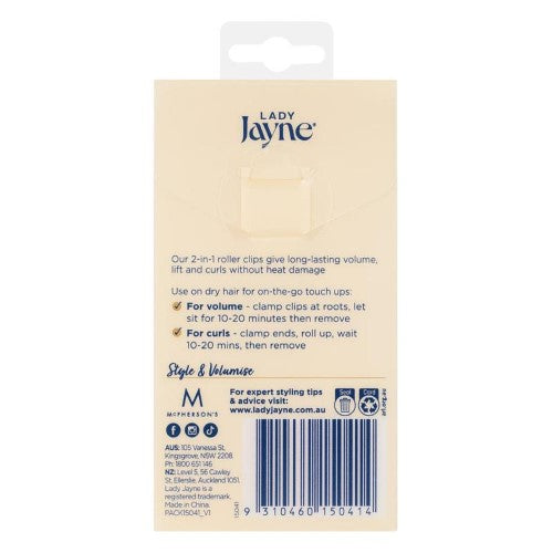 Volumising Rollers - Lady Jayne 2pcs (3 Packs)