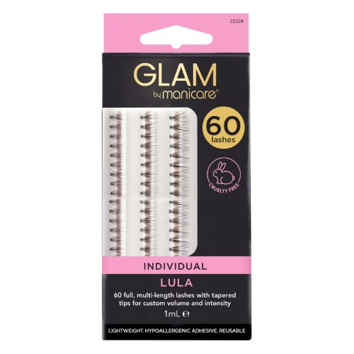 Individual Lashes - Glam by Manicare Lula (6 Packs)
