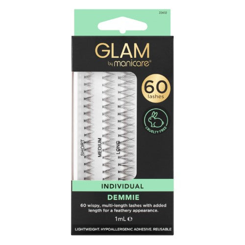 Individual Lashes - Glam by Manicare Demmie (6 Packs)