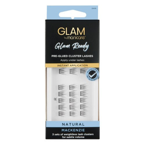 Lashes - Glam by Manicare Glam Ready Pre Glued Cluster Mackenzie (3 Packs)