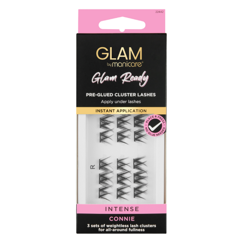 Lashes - Glam by Manicare Glam Ready Pre Glued Cluster Intense Connie (3 Packs)