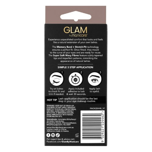 Lashes - Glam by Manicare Ultra Comfy LUXE Victoria (3 Packs)