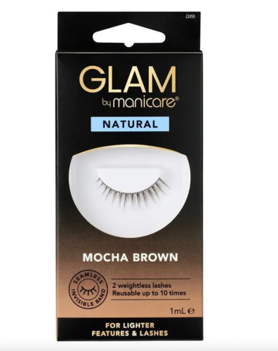 Lashes - Glam by Manicare Mocha Brown (6 Packs)