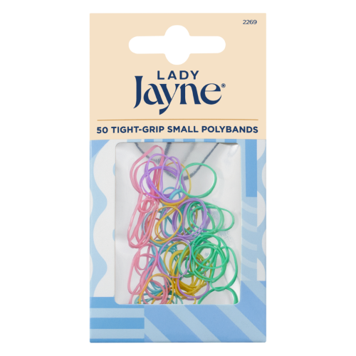 Snagless Elastics - Lady Jayne Small Elastomer Pastel 50 Pack (3 Packs)