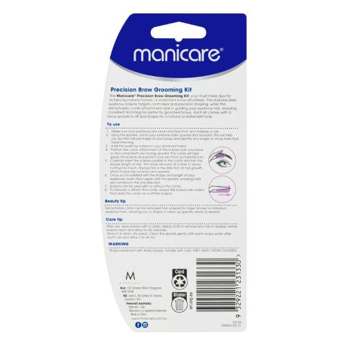 Precision Brow Grooming Kit - Manicare (6 Sets)