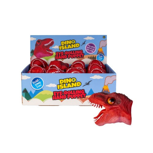 Hand Puppet - Eyerolling Dino (Set of 12)
