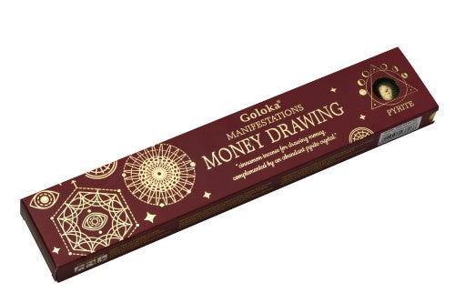 Incense - Goloka Money Drawing Cinnamon with Pyrite (12 Packs)