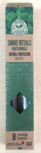 Smudge Incense - Goloka Smoke Rituals Patchouli (12 Packs)