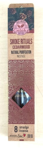 Smudge Incense - Goloka Smoke Rituals White Musk (12 Packs)