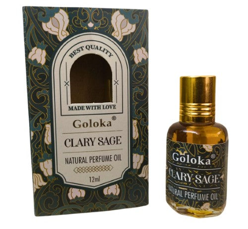 Natural Perfume Oil - Goloka Clary Sage (12ml)
