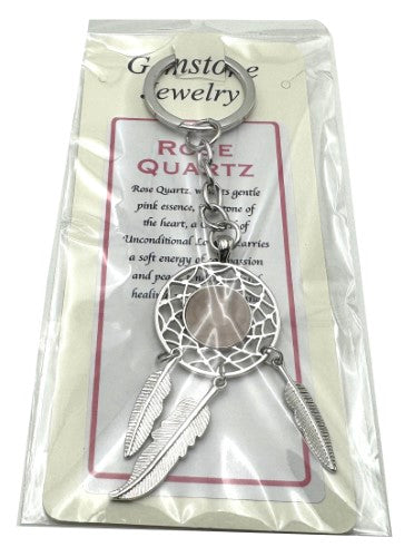 Keyring - Dreamcatcher Rose Quartz (Set of 6)