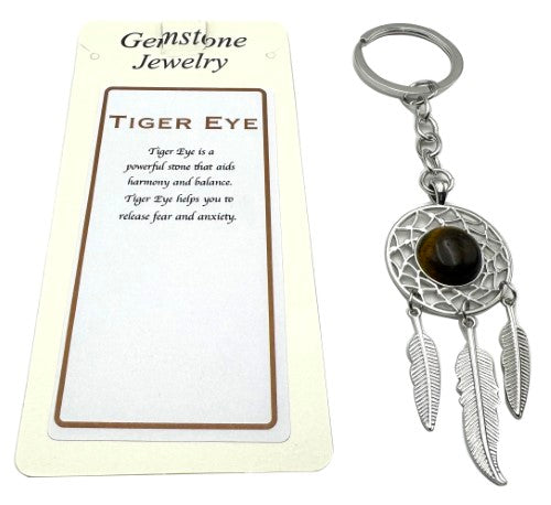 Keyring - Dreamcatcher Tiger Eye (Set of 6)