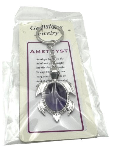 Keyring - Turtle Amethyst (Set of 6)