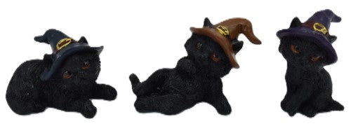 Ornament - Baby Black Cat Witch (Set of 12 Assorted)