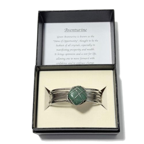 Cuff Bracelet - Tumblestone Aventurine