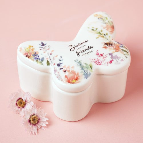 Trinket Box - The Cottage Garden Sisters (8.5cm)