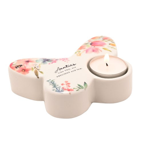 Tealight Holder - The Cottage Garden Butterfly Aunties (13cm)