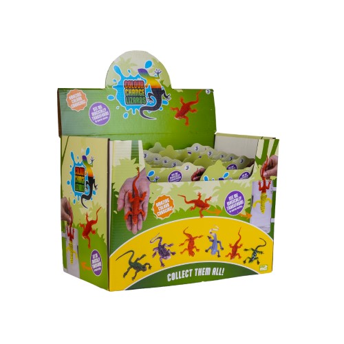 Sensory Toy - Colour changing 2pcs Lizards (Set of 12)