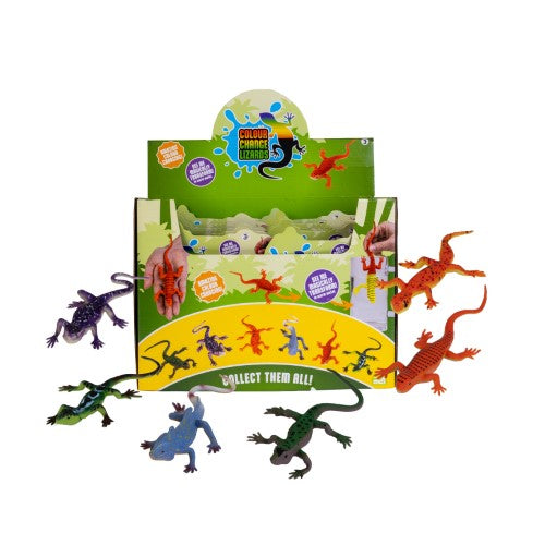 Sensory Toy - Colour changing 2pcs Lizards (Set of 12)