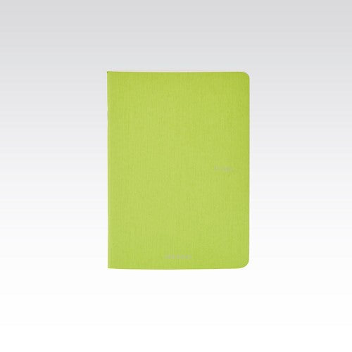 Fabriano Ecoqua Stapled 90gsm Lined A5 Notebooks LINED A5 LIME 40 SHT