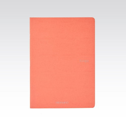 Fabriano Ecoqua Stapled 90gsm Lined A4 Notebooks LINED A4 FLAMINGO 40 SHT