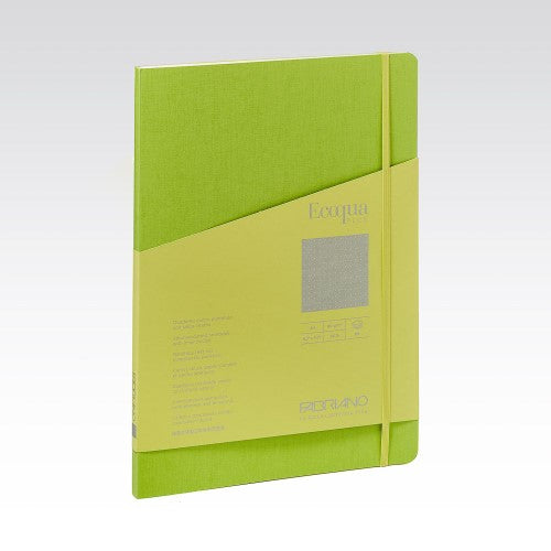 Fabriano Ecoqua Plus Stitch 90gsm Dots A4 Notebooks DOTS A4 LIME 80 SHT