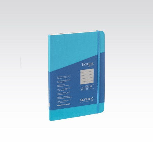 Fabriano Ecoqua Plus Stitch 90gsm Lined A5 Notebooks LINED A5 TURQUOISE 80 SHT