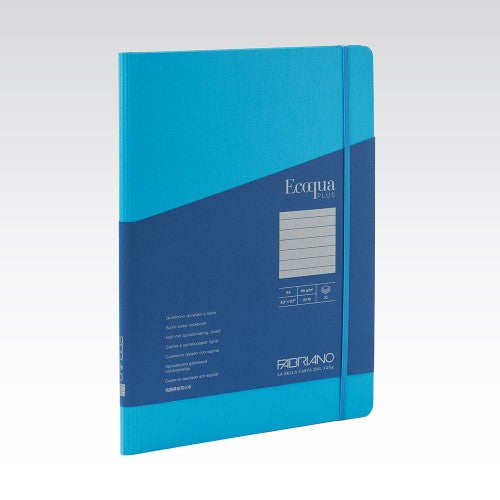 Hidden Spiral 90gsm Lined A4 Notebooks LINED A4 TURQUOISE 70 SHT