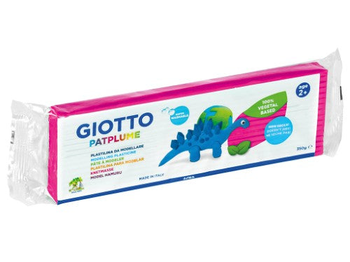 Giotto Patplume Extra Soft 350g Modelling Clay MAGENTA
