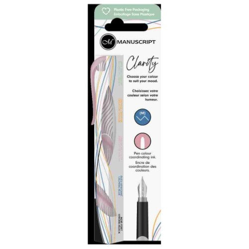 Manuscript Clarity Fountain Pens PINK