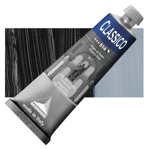 Maimeri Classico Oil Paints 60ml PAYNES GREY 514
