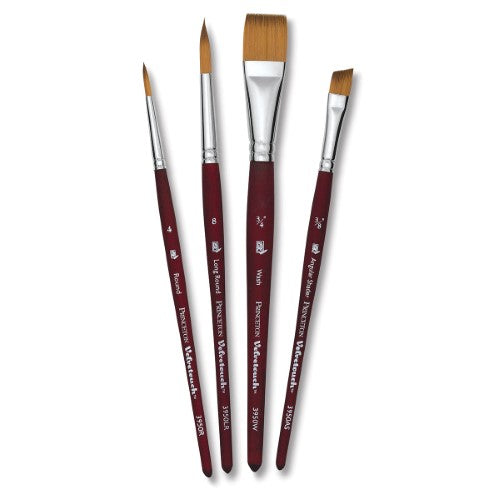 Princeton Velvetouch Synthetic Professional Brushes Set Of 4