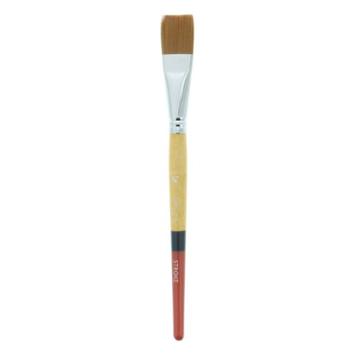 Princeton Snap! 9650 Short Handle Gold Taklon Stroke Brushes GOLD STROKE 3/4"