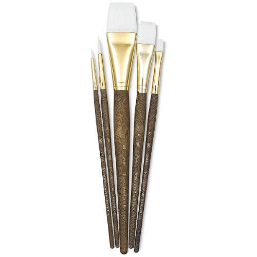 Princeton Real Value Synthetic White Taklon 9144 Brushes Set Of 5
