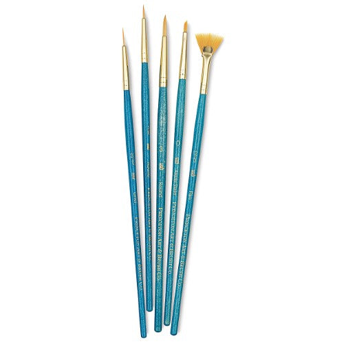 Princeton Real Value Synthetic Golden Taklon 9170 Brushes Set Of 4