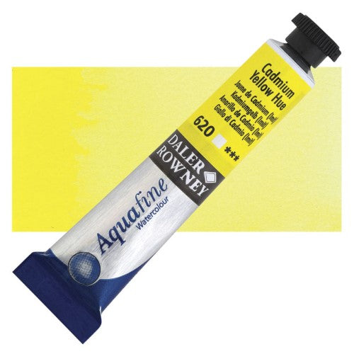 Daler Rowney 8ml Aquafine Watercolour Paints CAD YELLOW HUE 620