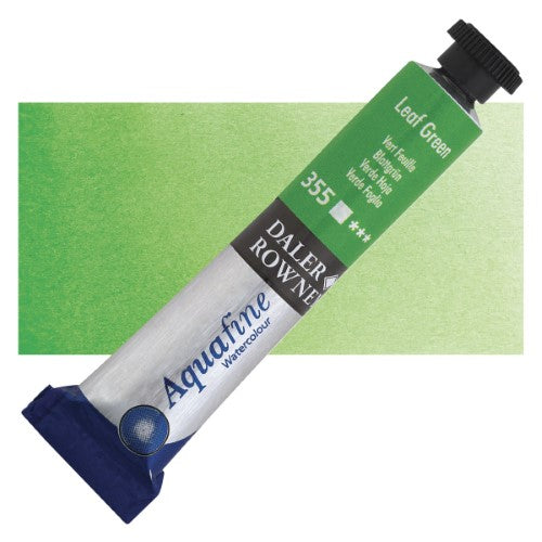 Daler Rowney 8ml Aquafine Watercolour Paints LEAF GREEN 355