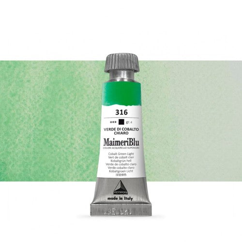 Maimeri Blu Watercolour Paints 12ml COBALT GREEN LIGHT