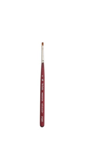 Princeton Velvetouch Synthetic Mini Flat Shader BrushesADER 0