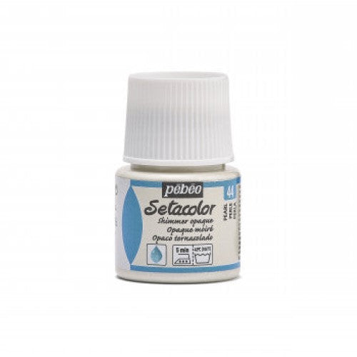 Pebeo Setacolor Opaque Fabric Paints 45ml PEARL SHIMMER