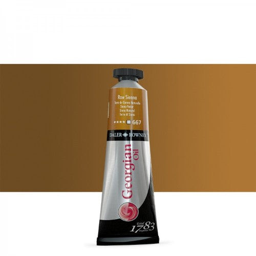 Daler Rowney Georgian Oil Paints 38ml RAW SIENNA 667