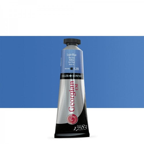 Daler Rowney Georgian Oil Paints 38ml LIGHT BLUE 128