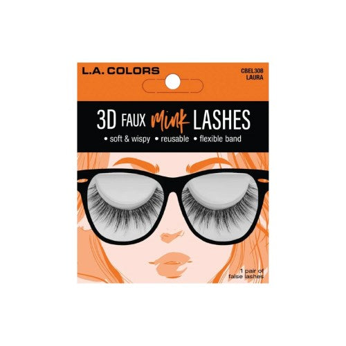 3D Faux Mink Lashes - LA Colors Laura