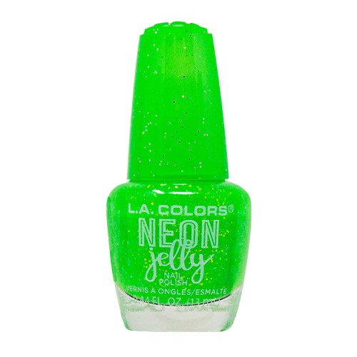 Nail Polish - LA Colors Neon Jelly (Electric Lime)