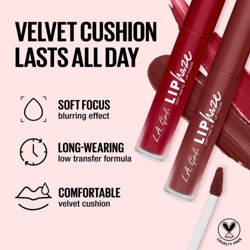 Lip Colour - LA Girl Lip Haze (All About It)